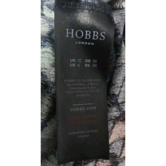 Hobbs London Wrap Dress Size 6 Knee Length - Picture 9 of 9